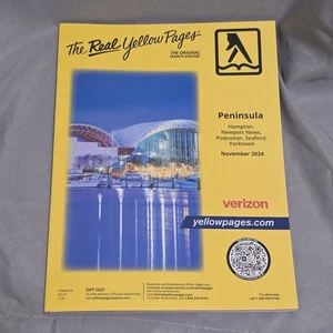 The Real Yellow Pages Hampton Roads Virginia Peninsula Phonebook Nov 2024 New - Picture 1 of 7