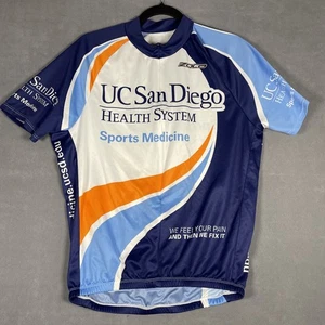 Zoca Cycling Jersey Adult Large 3/4 Zip UCSD San Diego Health System USA made - Picture 1 of 5