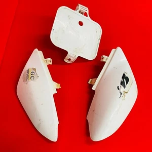 CRF50 NUMBER PLATES FRONT LEFT RIGHT STOCK GENUINE OEM HONDA CRF XR 50 (00-20) - Picture 1 of 8