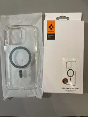 Spigen Magnetic Ultra Hybrid MagFit Designed for iPhone 15 Pro Max Case, - Image 1 of 2
