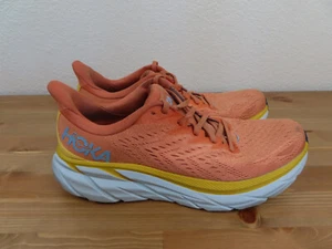 Hoka One One Shoes Womens 11B Sun Baked W CLIFTON 8 Running Training Sneakers - Picture 1 of 15