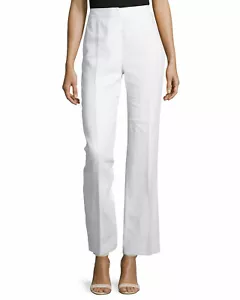 Pantaloni uomo in lino gamba dritta taglia 20 Lafayette 148 New York nuovi con etichette $348 - Foto 1 di 1