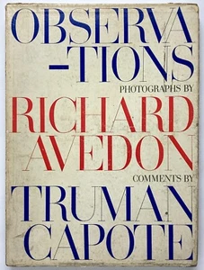 OBSERVATIONS - Richard Avedon Truman Capote Simon and Schuster First - Picture 1 of 4
