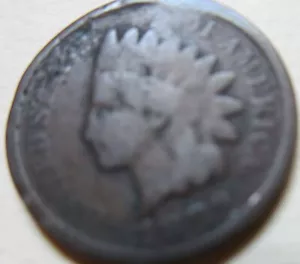 1889 US Small Cent Indian Head Coin. 1 PENNY 1p 1c (U242) - Picture 1 of 2