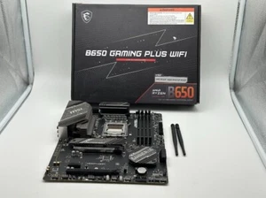 MSI B650 GAMING PLUS WIFI AM5 AMD B650 PCIe 4.0 Wi-Fi 6E ATX Motherboard - Picture 1 of 9