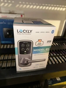Lockly Secure Pro Nichel Satinato Smart WiFi Mobile Blocchetto a Leva Controllato da App m 6s - Foto 1 di 1