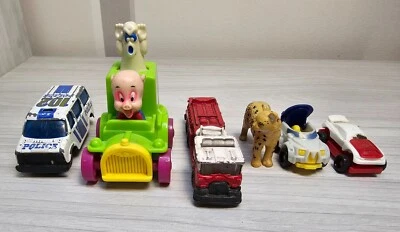 Vintage Toy Cars for Kids Police Fire Porky's Toy Cars for Play Small Toy Cars - Image 1 of 4
