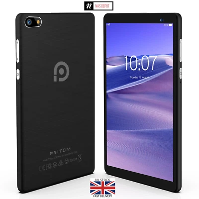 PRITOM 7 Inch Android 11 Tablet 32GB Quad Core Processor HD + FREECASE Bundle UK - Image 1 of 4