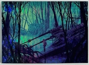 2024 Topps Star Wars Galaxy - Dagobah - Aqua Sonar Refractor #46 - 58/199 - Picture 1 of 3