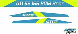 SEADOO GTI SE 155 2016 Rear Graphics / Decal / Sticker Kit - Picture 1 of 1