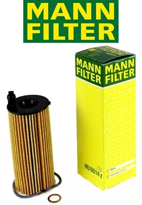 Filtro de aceite Mann HU6014/1Z BMW OE #: 11428575211 ver tabla de montaje a continuación Foto 1 de 4