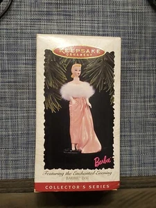 Barbie 1996 Vintage Hallmark Ornament Enchanted Evening Doll Collector`s Series - Picture 1 of 4