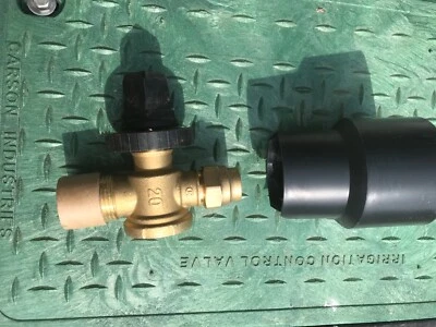 Robinet prise en charge 1/4 de tour en laiton SGB réf 197220G25 avec manchon pvc - Photo 1/4