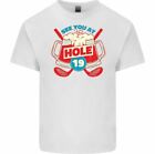Golf See You at Hole 19 Beer Men's Funny T-Shirt Golfer Golfing Alcohol