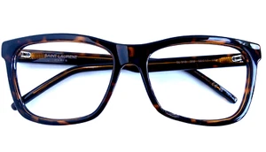 Para piezas - Saint Laurent SL 318 002 Tortoise 56 mm marco de gafas para hombre BRKN - Imagen 1 de 5