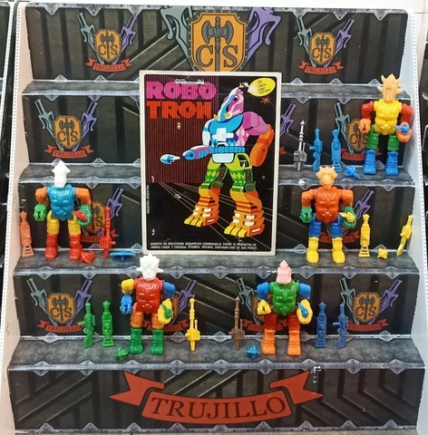 Robotron KO Argentina Industry 80/90's trap jaw weapon bootleg not MOTU Mazinger Cover