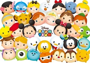 200 Piece Jigsaw Puzzle Disney "Tsum Tsum" Hi, Pose! - Picture 1 of 4
