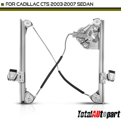 Regulador de ventana eléctrica para Cadillac CTS 2003 2004 2005 2006 2007 pasajero delantero Foto 1 de 4