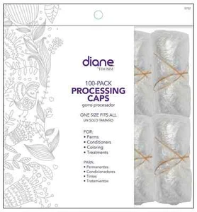 Diane D722 Color, Perm And Conditioner Processing Caps - 100-Pack - Clear - Picture 1 of 3