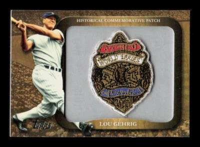 2009 Topps #LPR-56 Lou Gehrig / 1927 World Series Commemorative - Image 1 of 2