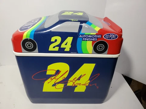 NASCAR Speedway Plastics Jeff Gordon Dupont Race Car Cooler Vintage 1995  #24 Cover