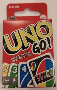 Sealed New Mattel Uno Go! Pocket-Sized Cards Game  - Picture 1 of 1