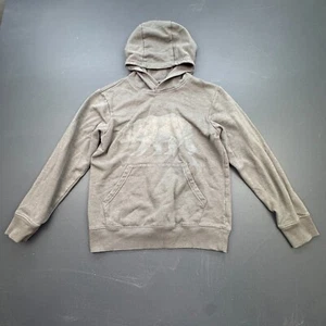 The North Face Youth Kids Unisex Gray Bear Hoodie Size 10/12 Pullover Sweatshirt - Picture 1 of 9