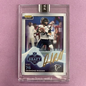2022 P/I NFL Draft Desmond Ridder #24 RC Rookie Auto 5/5 FALCONS F2 - Picture 1 of 2