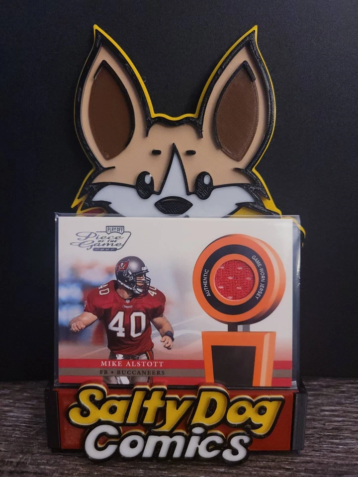 MIKE ALSTOTT 2002 Playoff Piece of the Game #POG41 Game-Worn Jersey Relic  - Image 1 of 1