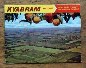 OLD DROP DOWN c.1960's 9 colour views of Kyabram Victoria - Picture 1 of 3