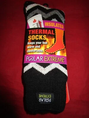 1 Pair Women Polar Extreme Thermal Socks 5-9 - Image 1 of 4