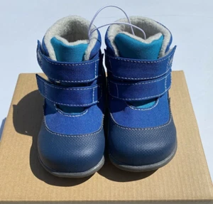 See Kai Run Basics Toddler Boys' Ashton Fashion Boots - Navy Size 5, 6, or 8 NIB - Picture 1 of 5