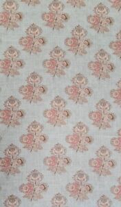 GP & J Baker Fabric. Poppy Paisley Linen Blend. 
