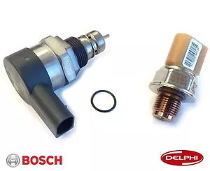 Fuel Rail Pressure Valve + Sensor AUDI VW SEAT SKODA 2.0 3.0 TDi 057130764H - Picture 1 of 3