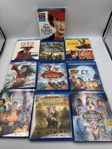 Lot of 10 Assorted Movies Blu-ray Disney Family Friendly Wholesale Bulk - Picture 1 of 11