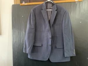CHAPS Mens Suit Jacket Sport Coat Blazer Size 48R Gray - Picture 1 of 13