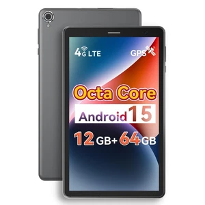 Tableta Android 15 de 8 pulgadas con ranura para tarjeta SIM teléfono tableta celular sin obstruir con... - Imagen 1 de 8