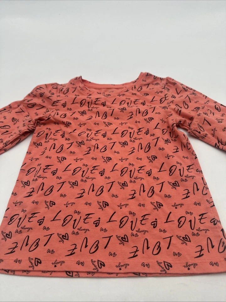 Garanimals Long Sleeve Shirt Youth Girl Size 6 Aop Orange ..#25648 - Image 1 of 4