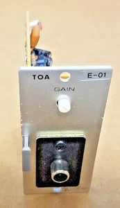 TOA E-01 RCA(f) Amplificatore Phono Preamplificatore Modulo Ingresso 50KOhm Impedenza Giappone - Foto 1 di 11