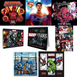 Kalender 2025 & Tagebuch 2025 Marvel Studios & DC Comics Offizielles Produkt - Bild 1 von 58