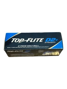 TOP FLITE D2+ STRAIGHT GOLF BALLS, 2023 (7 sleeves) - Picture 1 of 5
