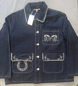 Bailey Rose Miabella Women's Western Stitch Jacket Medium Black Cowgirl - Picture 1 of 9