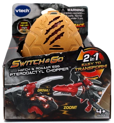Vtech Switch & Go Pterodactyl Chopper - Hatch & Roaaar Egg - Image 1 of 4