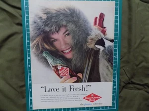 1960 PRINT AD ROYAL CROWN COLA LOVE IT FRESH - Bild 1 von 1