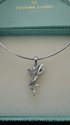 Pierre Lang ciondolo ELFO ciondolo a catena RH zirconi - Immagine 1 di 3