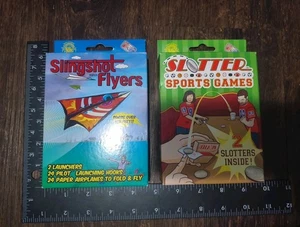 Lotto x2 Regali Calza Stuffer🎁 Volantini Carta Fionda e Gioco Sportivo Slotter Nuovi! - Foto 1 di 6