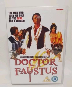 Doctor Faustus 1967 DVD Richard Burton Elizabeth Taylor Uk Dvd - Imagen 1 de 4