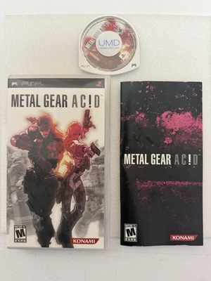 Metal Gear Acid  (Sony PSP, 2005) CIB Complete - Very Good Cond. (VGC) - TESTED - Image 1 of 4