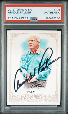 2012 Topps Allen & Ginter Arnold Palmer PSA/DNA Certified Authentic Autograph - Image 1 of 3