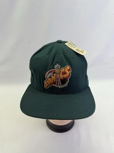 Vintage 90s Seattle SuperSonics Sonics Hat Men's Snapback New Era. Wool USA - Picture 1 of 10